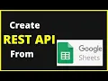 Create API From GOOGLE SHEET HEMENDRA