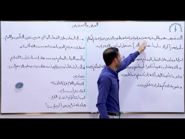 ⁣مادة اللغة العربية للصف السادس الاعدادي : العرض والتحضيض