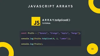 array tospliced method explained