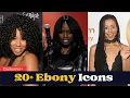 20 Ebony Icons - Timeless Beauty Style Live