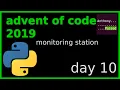 advent of code 2019 - day 10 python powershell