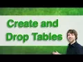 Db2 SQL Tutorial 4 - Create and Drop Tables