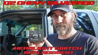 99-06 Chevy GMT-800 Silverado headlight switch replacement