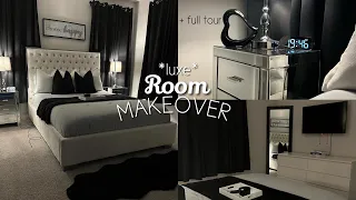 EXTREME luxury room transformation in depth room tour decorate with me