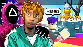 ROBLOX Squid Game Funny Moments 2 (MEMES)