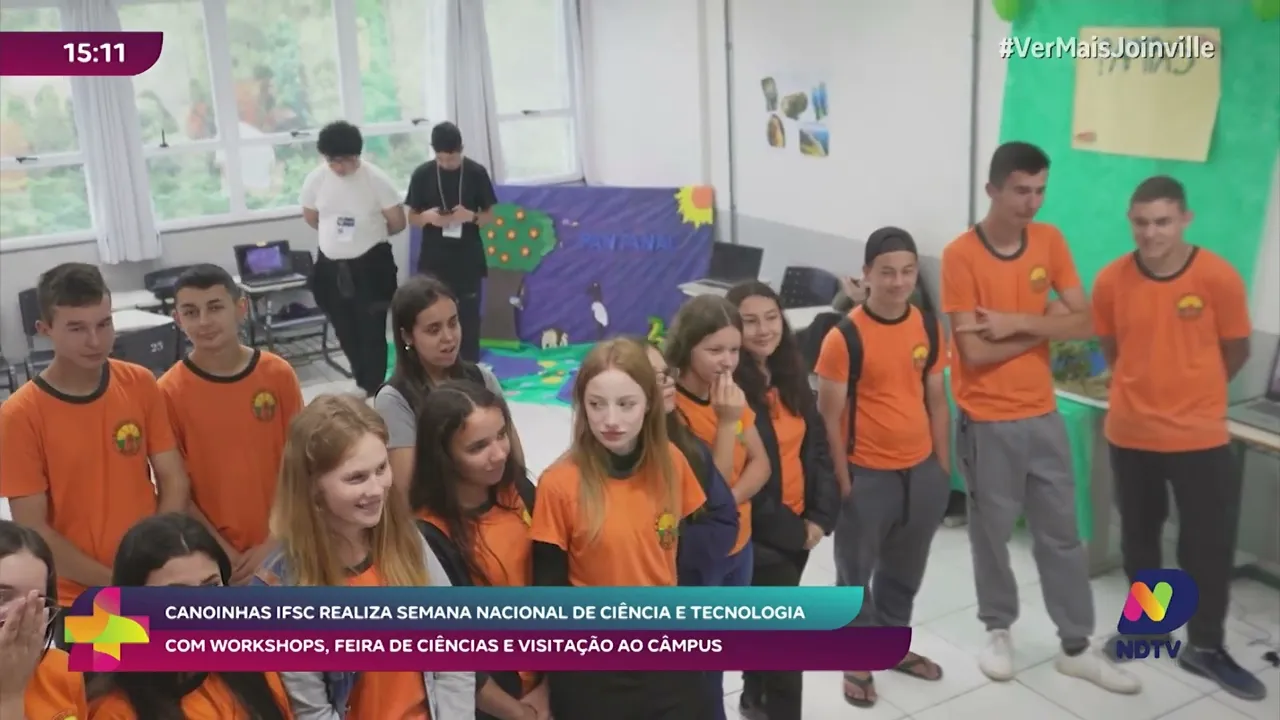 Canoinhas: IFSC realiza semana nacional de ciência e tecnologia com workshops e feira de ciências