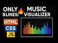 Vibe Coding Music Visualizer in HTML CSS JavaScript in 5 EASY Steps Canvas API
