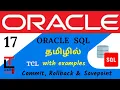 TCL with examples Oracle SQL tutorial in TAMIL learncodetodaytamil