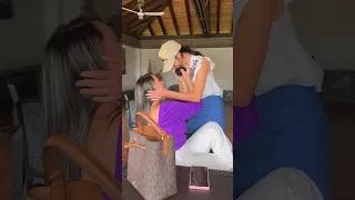 Woman Dresses Up As Waitress To Surprise Mom After 4 Years Without Seeing Her 