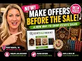 NEW Make Offers on Estate Sale Items Before Opening Day