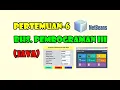 PERTEMUAN-6 BHS PEMROGRAMAN III JAVA