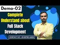 Complete Understand about Full Stack development FullStack Development Tutorial FullStack Demo 2