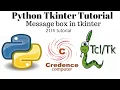 Messagebox in tkinter python