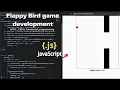 Flappy bird game development HTML CSS JS programming ASMR Programming No Talking