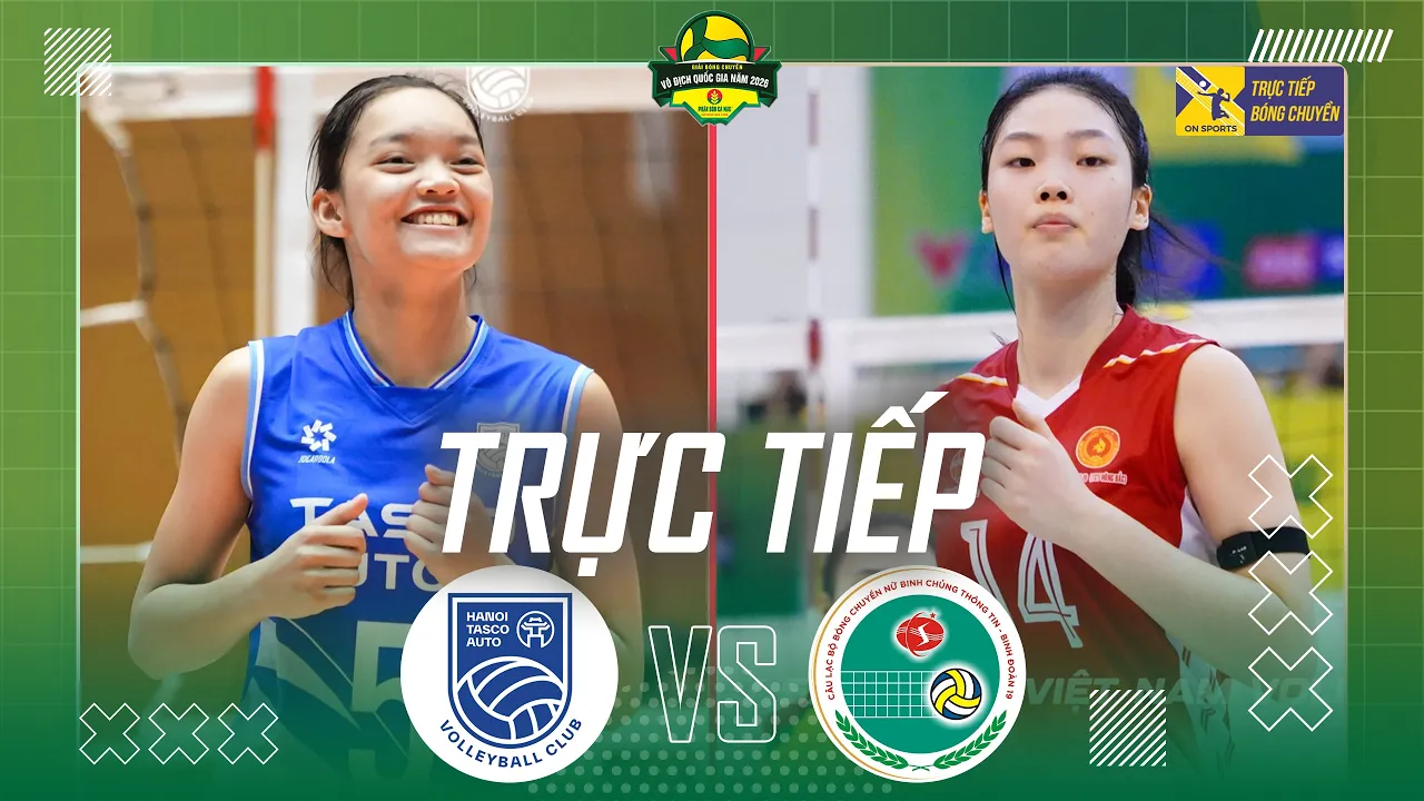 🔴TRỰC TIẾP: HÀ NỘI TASCO AUTO vs BC THÔNG TIN - BĐ19 | Giải BC VĐQG các CLB 2026 Cúp Phân Bón Cà Mau