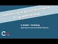 4 Einheit - Einfuhrung in die strukturierte Programmierung