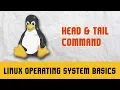 Linux Operating System Commands Head Tail Commands