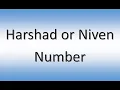Java Program to check for Harshad or Niven number