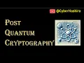 Post Quantum Cryptography PQC Part-1 Introduction