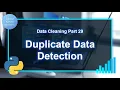 Data Cleaning De Duplication Part 1 Duplicate Detection