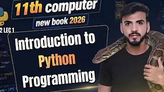 Introduction to Python Programming Chap 2 Lec 1 11th Computer