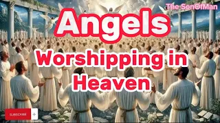 Angels Worshipping in Heaven. #gospel #angel #viralvideo #love