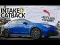 VB WRX Intake Catback Protune Results POV Drive
