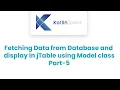 JDBC Fetching Data from Database and display in jTable using Model class Part-5
