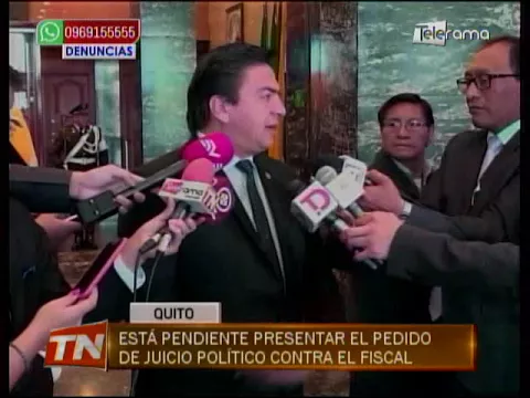 Está pendiente presentar el pedido de juicio político contra el fiscal