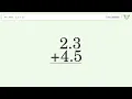 Long Addition Problem 2 3 4 5 Step-by-Step Solution Tiger Algebra
