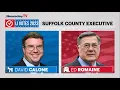 Suffolk County executive debate at Newsday Studios