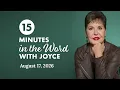 Don t Disturb Me - Pt 1 15 Minutes in the Word with Joyce Meyer