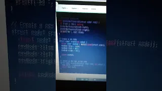 Binary tree in c