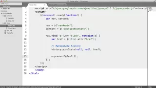 JavaScript History API Basics
