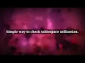 Easiest way to check tablespace utilization in Oracle Database