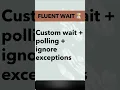 Selenium Waits Explained in 20 sec Implicit vs Explicit vs Fluent Wait Interview Question