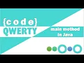 Core Java for Beginners First Java Program main method and explanation