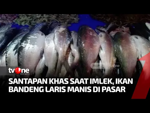 Ikan Bandeng Laris Manis Jelang Perayaan Tahun Baru Imlek