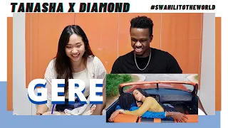 tanasha donna x diamond platnumz gere reaction video learn swahili swahilitotheworld