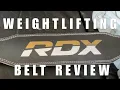 RDX weightlifting belt review