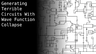 Procedurally Generating Circuit Diagrams using Wave Function Collapse