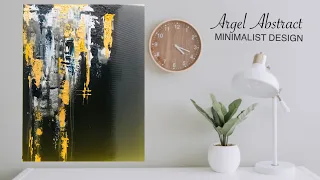 How to Paint Acrylic Minimalist Abstract