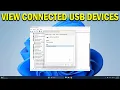 How To Find Out Which USB Devices Have Been Connected to Your PC - Quick Fix