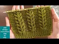 Easy knit Stitch Patterns for Beginners 4 row Repeat knitting Stitch With Subtitle