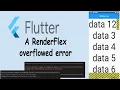 Fix Error Bottom Right Overflow In Flutter RenderFlex overflowed by xx pixels on the