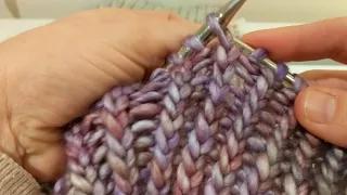 Left and Right Leaning Double Decreases in Twisted Rib