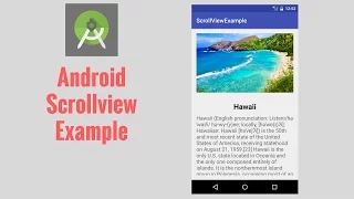 Android scrollview example