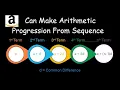Can Make Arithmetic Progression From Sequence - LeetCode 1502