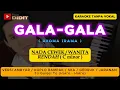 Download Lagu GALA-GALA Karaoke Nada Wanita / Cewek RENDAH ( C minor ) versi AMBYAR / Koplo Rampak GEDRUK Jaranan.