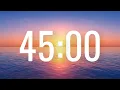 Relaxing 45-Minute Countdown Timer with Ambient Piano Music